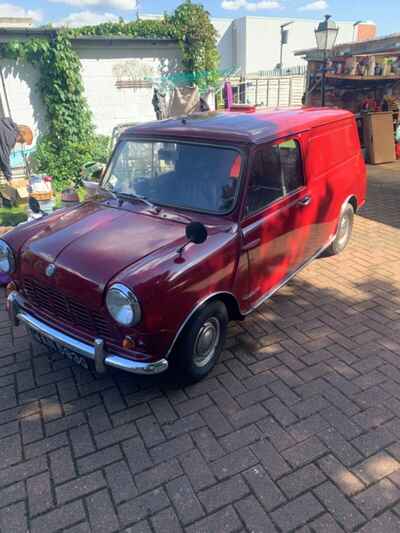 Classic Mini Van-Cherry Red 1968