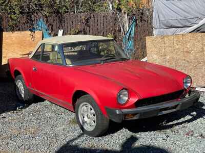 1981 Fiat 124 Spider