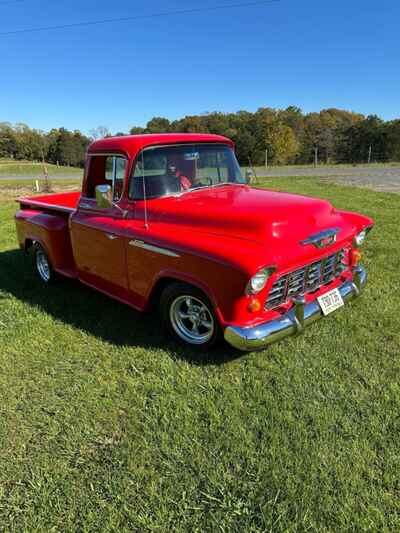 1955 Chevrolet 3100 red