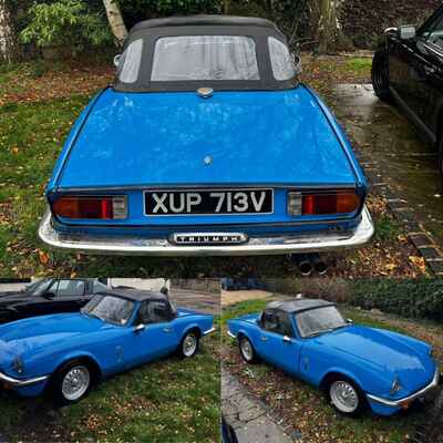 Triumph Spitfire 1500 1981 includes soft plus hard top