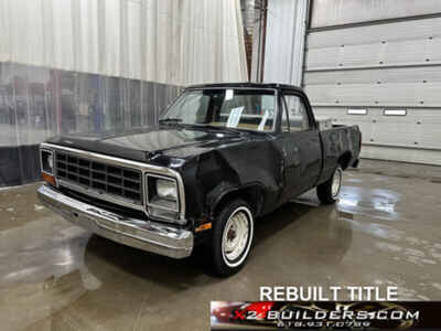 1985 Dodge Ram D-100 Rebuilt Title