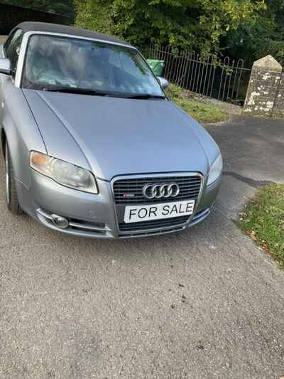 Audi A4 T FSI S Line Convertible ?? 2006 (56 Plate) Silver ?? 1984cc ?? Petrol