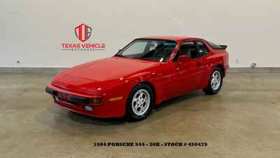 1984 Porsche 944 COUPE, 30K MILES, AUTO TRANS, GUARDS RED