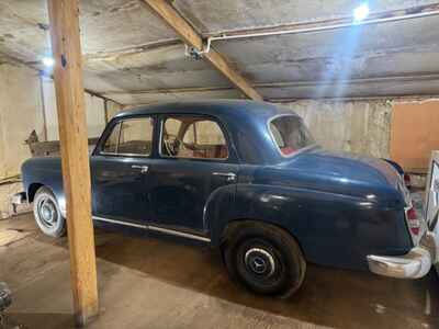 1961 Mercedes-Benz 180 Ponton project, 2 former keepers and file from day 1