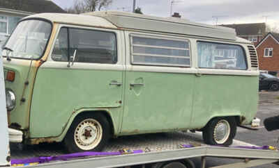 VW T2 Camper Van 1974 1 6 SPARES OR REPAIR