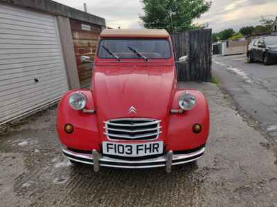 Citroen 2cv red 1988