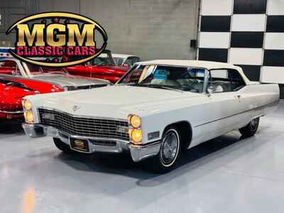 1967 Cadillac DeVille TRIPLE WHITE CADDY REAL NICE