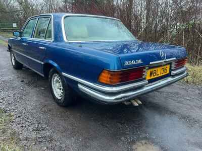 1978 Mercedes 350 SE W116 Restoration Project - Barn find - Classic car - V8