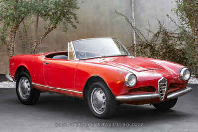 1963 Alfa Romeo Giulia 1600 Spider