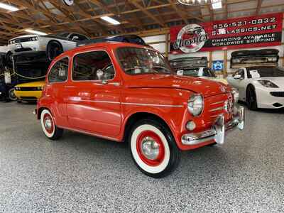 1959 Fiat 600 Coupe Fully Restored 633cc 4 Cyl, 4-spd ** Must See **