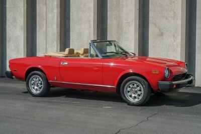 1982 Fiat Spider 2000 2dr Convertible