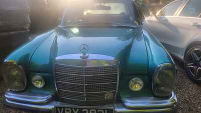 Mercedes Benz W108 280 SE Auto 1972 Beautiful Car Two Tone Excellent Runner
