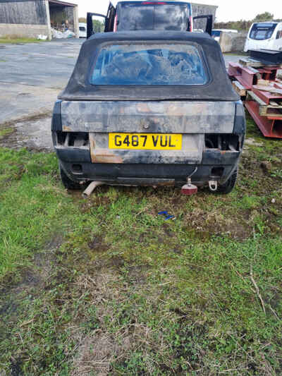 VOLKSWAGEN GOLF CABRIO GTI MK2 SPARES OR REPAIR