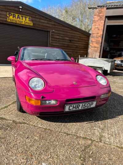 1992 porsche 968 cabriolet Rubystone red