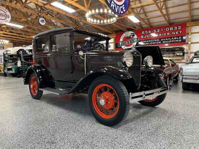 1931 Ford Model A Sedan, Two-Tone, Steel Body, 201ci I4, 3-Spd