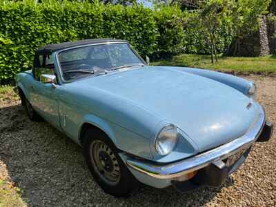 1971 Triumph Spitfire mkIV - wedgewood blue 1300 with overdrive