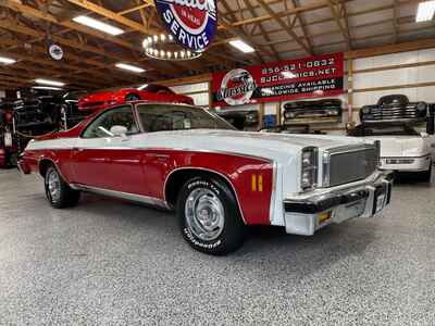 1977 Chevrolet El Camino 350 V8 4Brrl Factory A / C Red & White