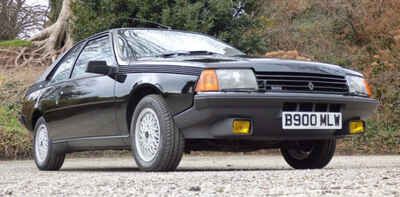 1984 Renault Fuego 1 6 Turbo black - 5540 miles - 2 previous owners - MOT Aug 25