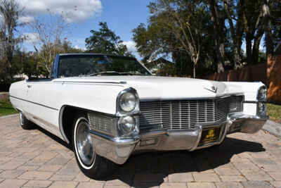 1965 Cadillac DeVille Convertible 429ci V8 Automatic A / C 1 Repaint!!