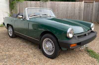 1976 MG Midget 1500 67k British Racing Green Wire Wheels Walnut interior