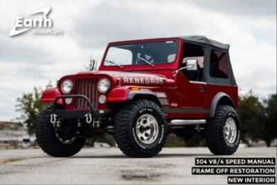 1983 Jeep CJ Renegade Custom Fuel-Injected 304 CI V-8