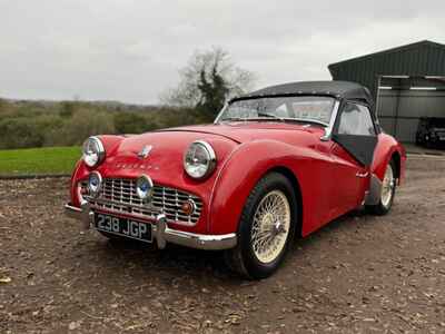 1959 TRIUMPH TR3 A 1 OWNER LOVLEY HONEST CLASSIC CAR