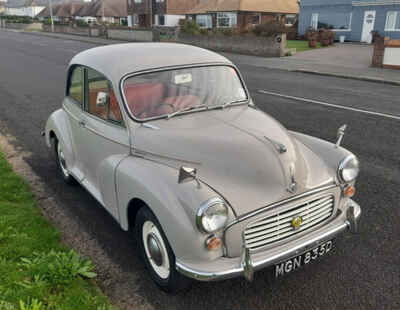 1966 Morris Minor 2 door Saloon Dove Grey very solid car