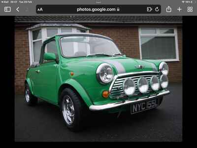 1972 MINI FULLY REBUILT BODYWORK & ENGINE ORIGINALLY A MORRIS MINOR 850cc