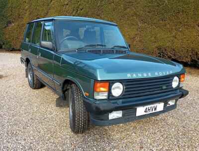 1989 Range Rover Classic 3 5Efi  Very low mileage 30, 000mls Never restored.