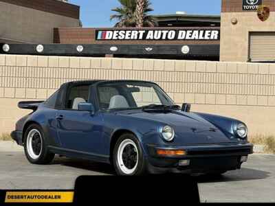 1984 Porsche 911 Targa 41, 000 MILES (Royal Blue Metallic)