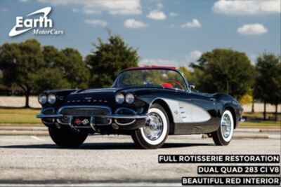 1961 Chevrolet Corvette Convertible Dual-Quad 283 CI V-8, 4-Speed RESTORED