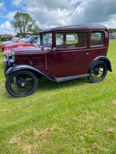 1932 Austin 7 And Trailer