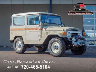 1975 Toyota FJ Cruiser Inline 6 Cylinder Manual | 4x4