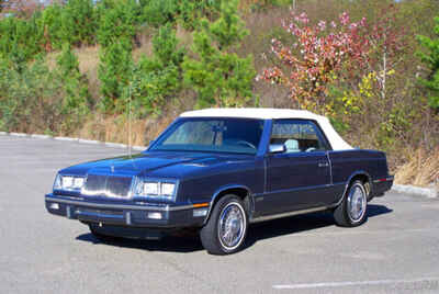 1985 Chrysler LeBaron 11K 2 2L TURBO MARK CROSS SPECTACULAR COLLECTOR QUALITY