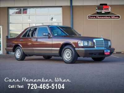 1985 Mercedes-Benz 300-Series 380 SE 73K Miles | 3 8L V8 | Air Conditioning