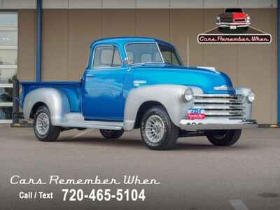 1951 Chevrolet 3100 5 Window Pickup | Inline 6 Cylinder