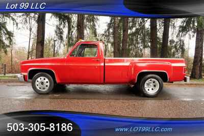 1982 Sierra 3500 C3500 Single Cab Dually V8 7 4L Auto LONG BED