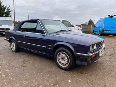 1987 BMW 320I AUTOMATIC E30 CONVERTIBLE SPARES OR REPAIR PROJECT CAR NO RESERVE