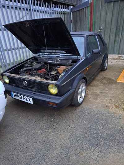 volkswagen golf classic convertible needs restoration