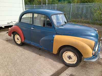 MORRIS MINOR saloon in Trafalgar Blue