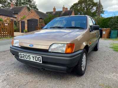 1989 Ford Fiesta 1 4 Ghia rare Auto restoration project opportunity