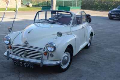 1961 MORRIS MINOR CONVERTIBLE - JUST 2 OWNERS FOR BULK OF LIFE, FACTORY SOFT TOP