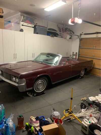 1965 Lincoln Continental Rare factory bucket front seats Suicide doors