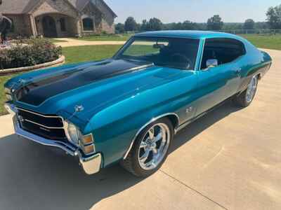 1971 Chevrolet Chevelle LS6 454 CI V8 Engine, M22 Rock Crusher 4-SPD, 3 73 Posi