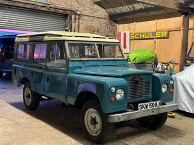 Land Rover series 2a 109 original Safari 2 6 straight six with overdrive 12 seat