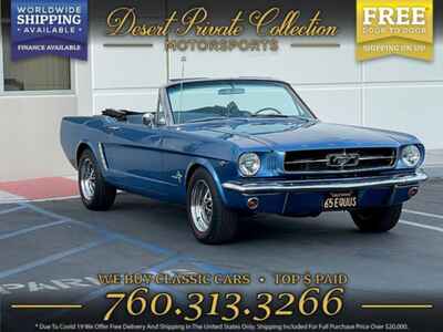 1965 Ford Mustang High Performance 289  5 speed A / C