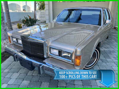 1989 Lincoln Town Car 13K INCREDIBLY LOW MILES - CLEAN SOUTHERN CAR - RARE FIND