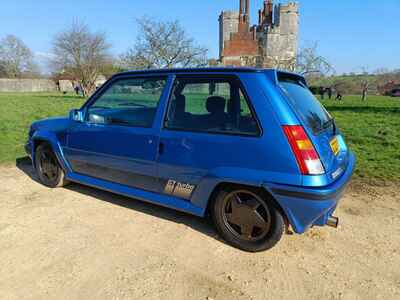 Renault 5 gt turbo - electric blue in fantastic restored condition