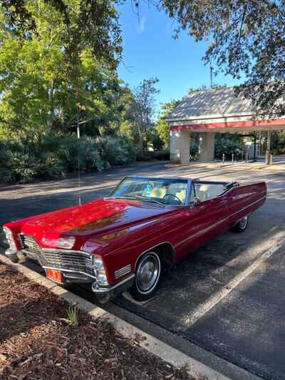 1967 Cadillac DeVille Convertible 429ci Automatic A / C PS PB Power Top