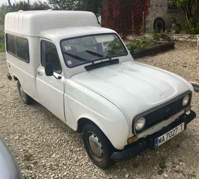 Renault 4 van f6 lhd, UK registered